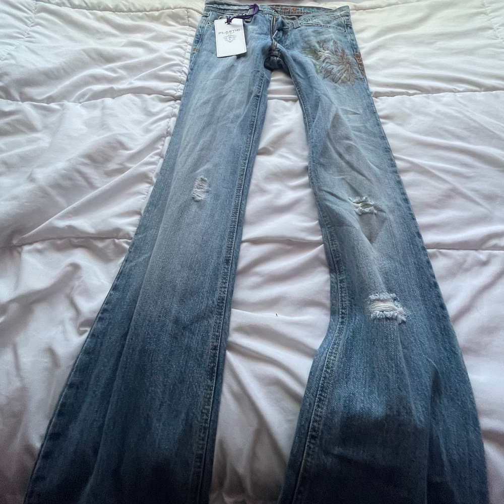 Flying Monkey Plastic by Gly Flare Jeans
